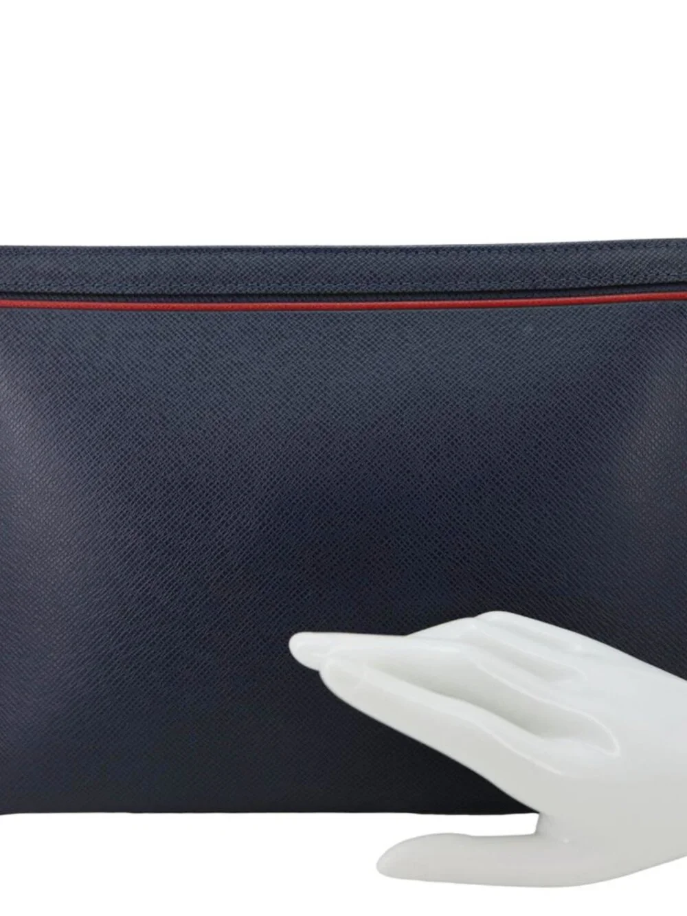 Louis Vuitton Voyage MM Taiga Leather Pochette Navy Blue